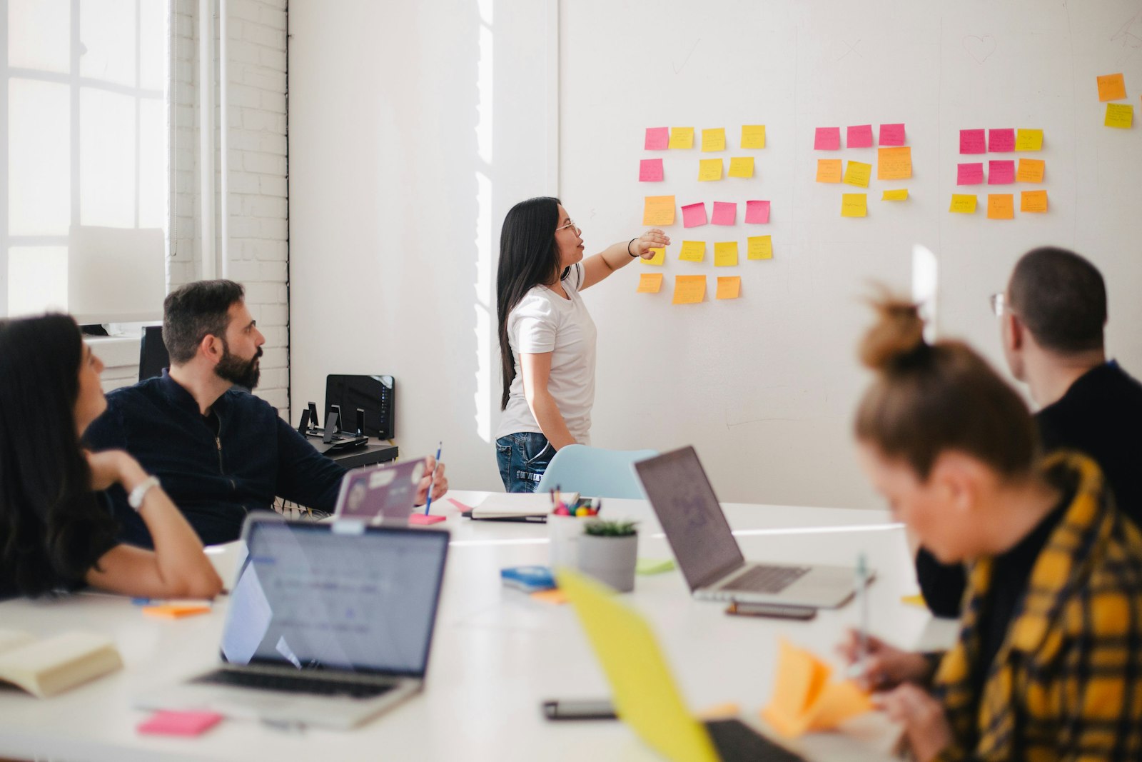 Whiteboard workshop mapping workflows
